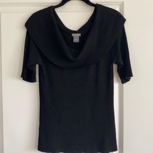 EUC Ann Taylor Cowl Neck Knit Top